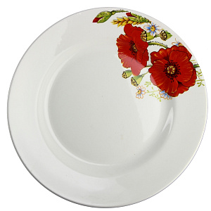 КРАСНЫЕ МАКИ Тарелка мелкая 175мм гр 8 KRV-057 000000000001120722