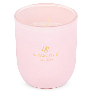 Свеча 7х8см классическая в стакане 000000000001209190