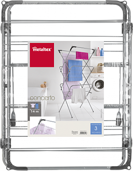 Сушилка для белья Concerto, 14м, 61х64см/50х117см/149см, 40.85.13 000000000001189890