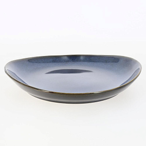 Тарелка десертная 22см DE'NASTIA малая синий керамика 000000000001210839