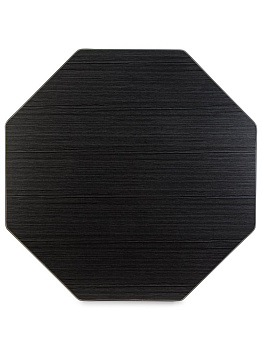 Столик 58х58х51см ST складной восьмиугольный железо/МДФ черный 000000000001227135