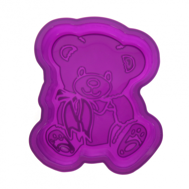 Форма для выпечки Медвежонок Marmiton, фиолетовый, силикон 000000000001125397