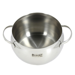 Кастрюля Regent, 3.6л, нержавеющая сталь 000000000001007373