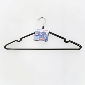 Набор вешалок-плечиков5шт р.44-46МУЛЬТИДОМ с антискользящим полимерным покрытием зафиксирует изделия и сохранит вашу одежду в идеальном порядке.Металл 000000000001209461