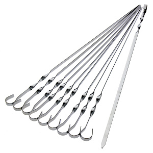 Набор плоских шампуров Мастергриль Matissa, 60 см, 10 шт. 000000000001038664