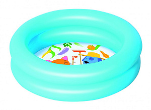 Бассейн надувной детский 61х15см 21л BESTWAY круглый 000000000001120837