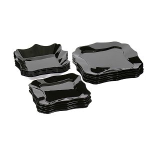 Столовый набор Authentic Noir Luminarc, 18 предметов 000000000001120054