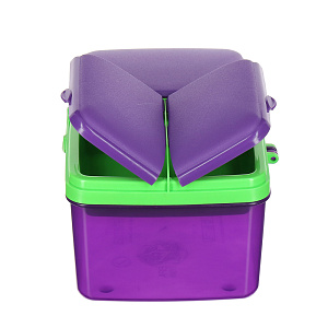 Ланчбокс 4-х секционный с бутылкой Sistema, 2л 000000000001148983