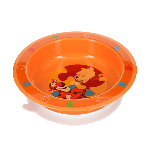 Тарелка на присоске Мои друзья Тигруля и Винни Lubby&Disney baby, от 6 месяцев, 17.5?3 см 000000000001135522