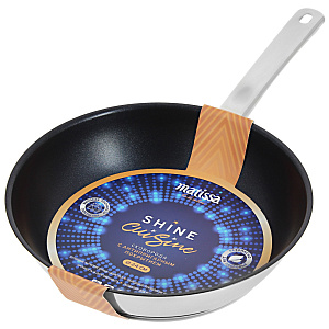 Сковорода 24см MATISSA антипригарное покрытие нержавеющая сталь M18812 000000000001178421