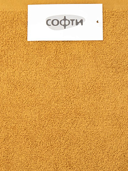 Полотенце махровое 70х130см СОФТИ Ринг золотисто-оливковый хлопок 100% 000000000001219615