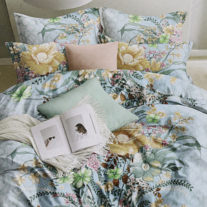 КПБ 1,5-спальное Любовь и жизнь. Наволочки 2шт 70х70см, простыня 150х215см, пододеяльник 145х215см. Бязь 125гр 100% хлопок. 872/1,5 000000000001204725