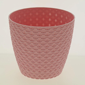 Кашпо 1,6л SUN PLASTIK ромб пластик 447 000000000001188654
