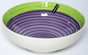 Салатник 23см/1,69л ELRINGTON АЭРОГРАФ Летний сад керамика 000000000001210582