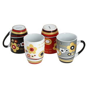 Набор кружек Виола Estetica, 360мл, 4 шт. 000000000001114847