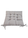 Подушка на стул 40x40см серый полиэстер 000000000001228085