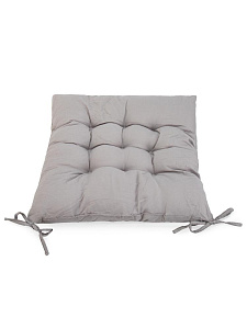 Подушка на стул 40x40см серый полиэстер 000000000001228085