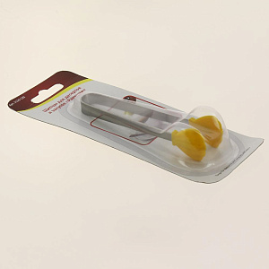 "Щипцы для десертов и закусок «Ракушки» силикон/нжс VL50-120. Длина 12,5см
Изготовлены из силикона, ручки из коррозионностойкой (нер 000000000001189969