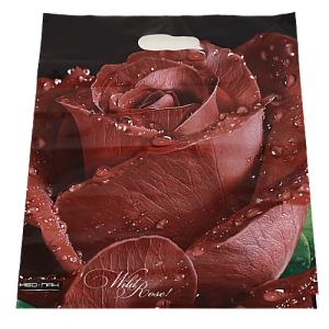 ПАКЕТ 38х45/60мкм Вырубная Усиленная Ручка ламинированный Великолепная роза (25/1000) 000000000001201013