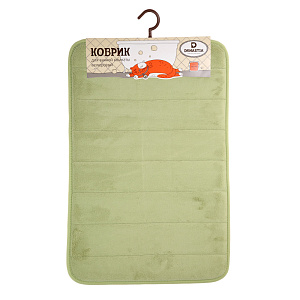 Коврик для ванной DE'NASTIA memory 40х60см зеленый M111114 000000000001121865