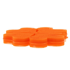 Губка для мытья посуды Клевер Pamire, силикон 000000000001164243