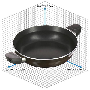 Сковорода Attraction Non Pyrex, 20 см 000000000001142277