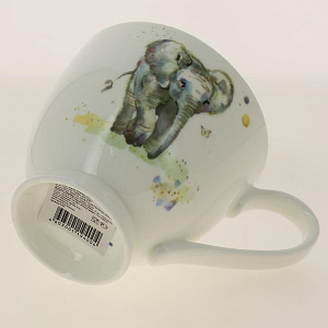 Кружка 500 мл форма челси Слоненок фарфор костяной SX-DJ02 000000000001196854