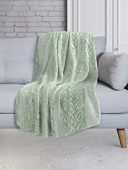 Плед LUCKY Домашний 150х200см 100%пэ зеленый T040108 000000000001189177