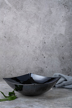 QUADRATO BLACK Салатник 24см LUMINARC опал 6931 000000000001067525