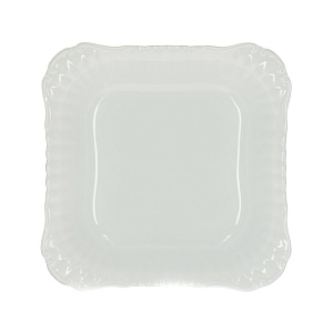 Квадратный салатник Платиновая отводка Porcelaine Czech Gold Hands, 24 см 000000000001136294