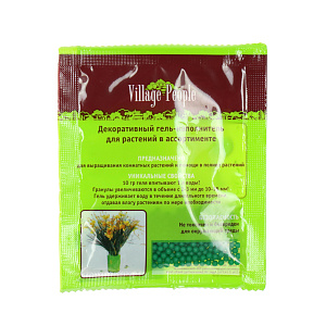 Декоративный наполнитель для растений Village people, зеленый, 10гр 000000000001144899