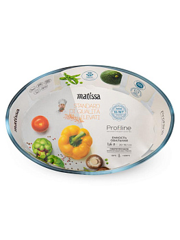 Форма для запекания 1,6л овальная боросиликатное стекло 000000000001220442