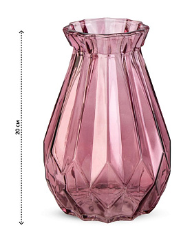 Ваза 20см Diamond ST в ассортименте стекло 000000000001227103