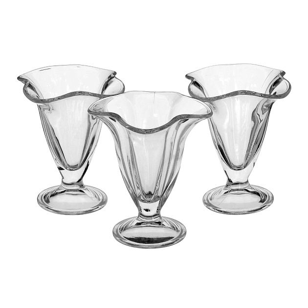 ICE VILLE Набор креманок 3шт 11,6х13cм 150мл PASABAHCE стекло ICE VILLE Набор креманок 3шт 11,6х13cм 150мл PASABAHCE стекло 000000000001059431