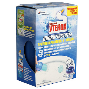 Средство для сантехники Диски чистоты Морская свежесть Туалетный утенок, 38г 000000000001025958