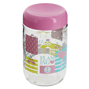 Банка для хранения Фламинго, 660мл 000000000001173672