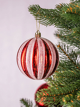 Декоративное украшение Набор шаров 8см 6шт MANDARIN полистирол 000000000001209350