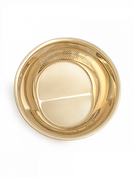 Дуршлаг 22x15x8см DE'NASTIA светло-золотистый нержавеющая сталь Дуршлаг 22x15x8см DE'NASTIA светло-золотистый нержавеющая сталь 000000000001227997