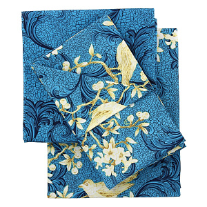 Комплект постельного белья 1,5спальное DE'NASTIA Сатин Сонет 50x70см-2шт C010406 000000000001123877