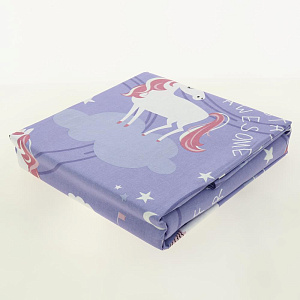 Комплект постельного белья 1,5-спальный Этель Surf the rainbow пододеяльник143х215см простыня150х214см наволочки50х70см-1шт бязь 100%хлопок 000000000001206727