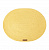 Салфетка сервировочная 30х40см DE'NASTIA Шнурок овал желтый хлопок-50%/полиэстер-50% 000000000001209695
