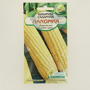Семена Кукуруза Лакомка сахарная 5г Р (ссс) ЛИДЕР ПРОДАЖ! СС015035 пакет 000000000001183775