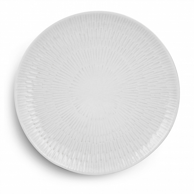 Тарелка десертная 21см NINGBO Рябь глазурованная керамика 000000000001217585