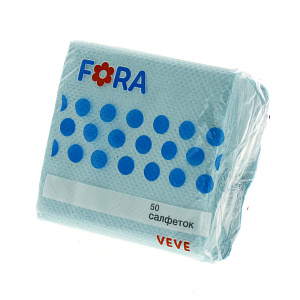 Салфетки FORA 50 листов однослойные цветные 000000000001182366