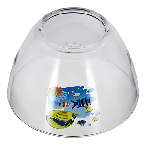 ЯРКИЕ РЫБКИ Салатник 19см ОСЗ Гладкий микс стекло 000000000001171621