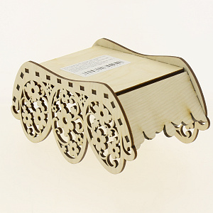 Корзина резная дерево ХВ, 18х9.7х8.5 см 000000000001143400