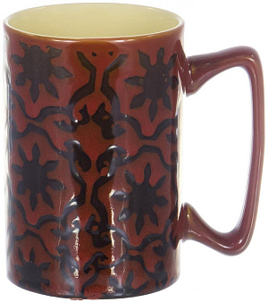 Набор кружек 6шт 380мл керамика металличейский стенд  подарочная упаковка Elrington YC-5354-GZ 000000000001197958