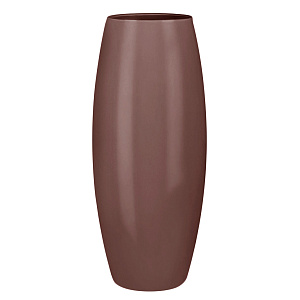 Ваза 25см ЯБЛОКО бочка какао глянец стекло 000000000001216214