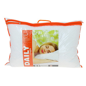 Подушка Ультрастеп Daily by Togas, белый, 50х70 см, полиэфирное волокно, 1 предмет 000000000001087629