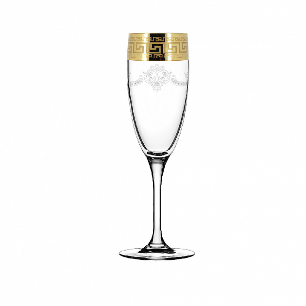 Набор бокалов для шампанского 6шт 170мл ПРОМСИЗ Барокко стекло 000000000001200650